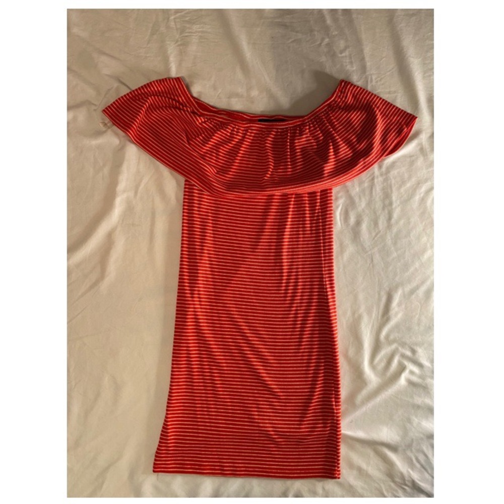 NWT | Derek Heart | Red off the should mini dress | S